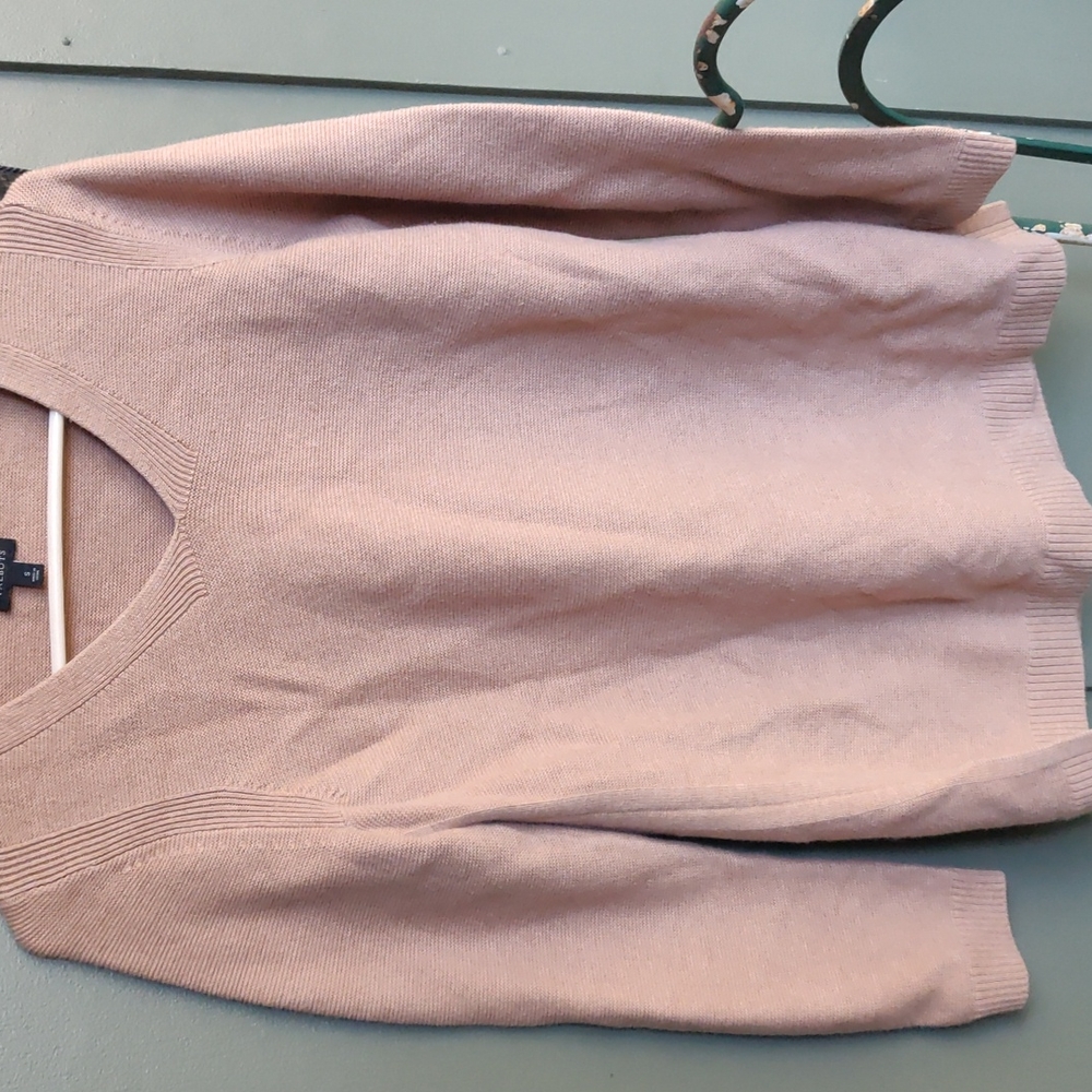 Talbot's tan v-neck sweater